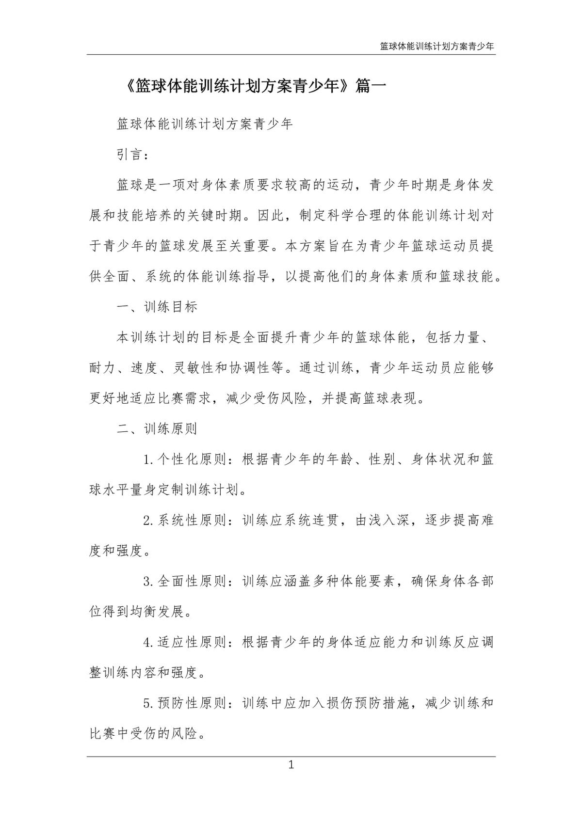 男性篮球爱好者的高效综合训练策略